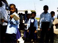 Schoolchildren in Chitwan