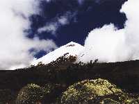 The highest active volcano of the world: Cotopaxi